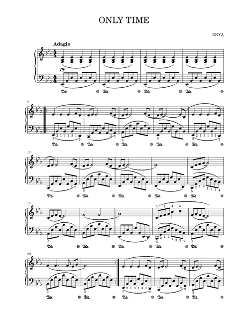 Only time – Enya