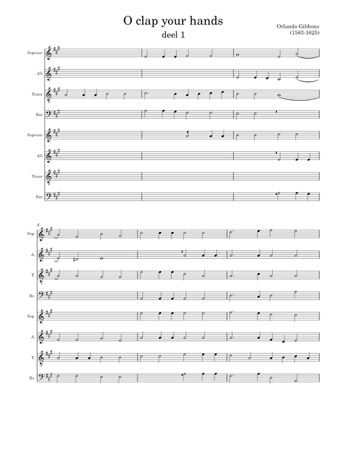 O Clap Your Hands – Orlando Gibbons