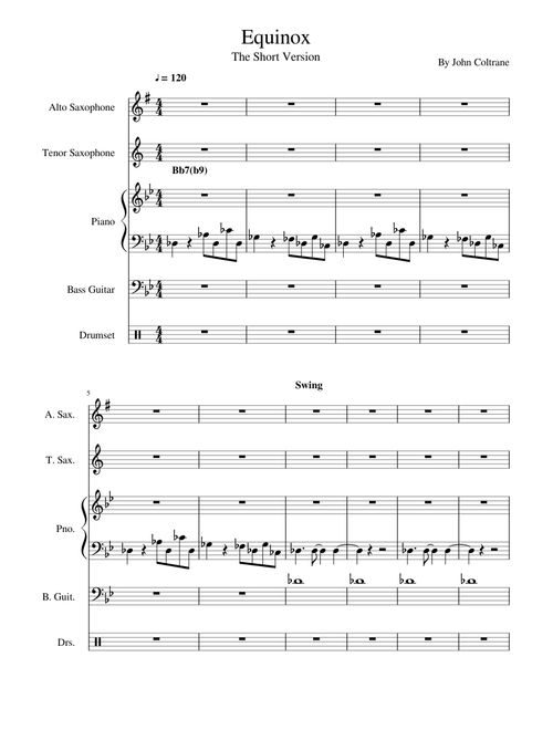Equinox By John Coltrane