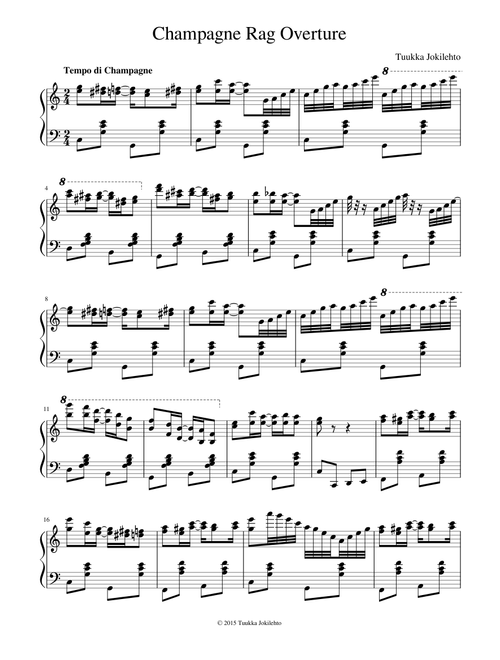 Champagne Rag Overture
