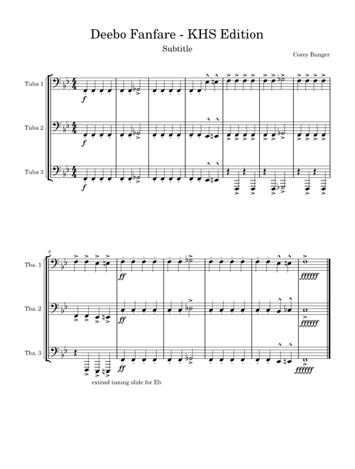Deebo Fanfare - KHS Edition