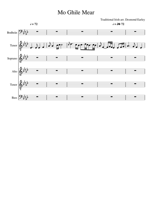 Mo Ghile Mear (My Gallant Hero) SATB