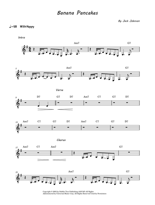 Banana Pancakes (Arr. Cleber Domingues) - Jack Johnson (Solo Guitar)