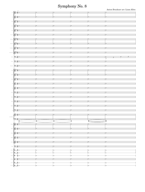 Symphony No.8 in C minor, WAB 108 – Anton Bruckner Symphony No. 8 Marching Arrangement