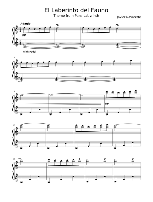 Pans Labyrinth Theme (El Laberinto del Fauno)