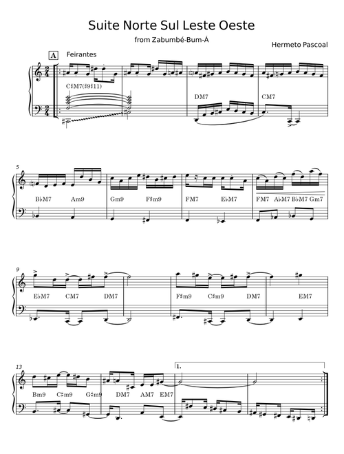 Suite Norte, Sul, Leste, Oeste - Hermeto Pascoal