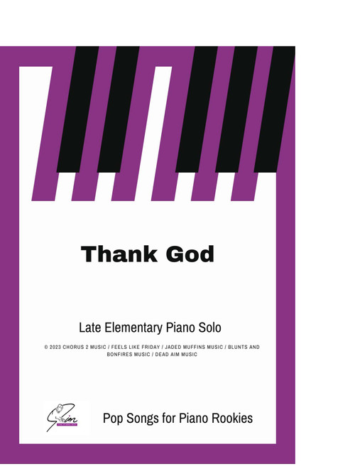 Thank God (Arr. Jim Lansing) - Kane Brown (Easy Piano)