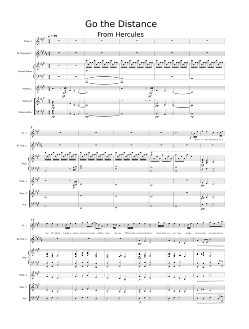 Go The Distance - Community Orchestra