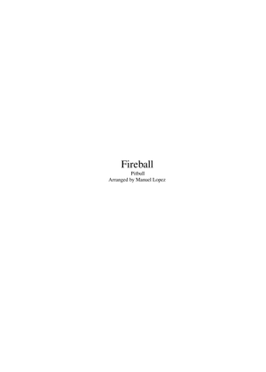 Play Official version of Fireball Sheet Music by Pitbull for Piano ...