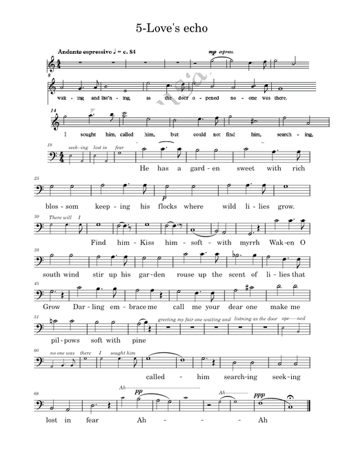 Love's echo - Patrick Hawes