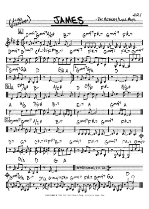 ビッグバンド楽譜「 (IT'S JUST) TALK」Pat Metheny Play Official version of It's Just Talk Sheet Music by Pat