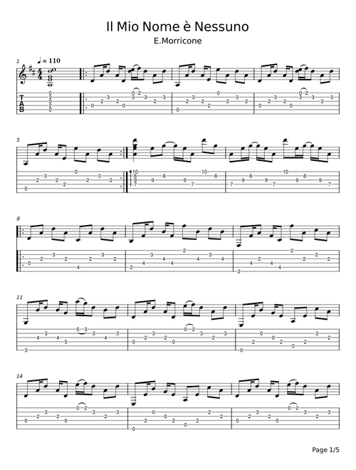 Il Mio Nome è Nessuno - E. Morricone