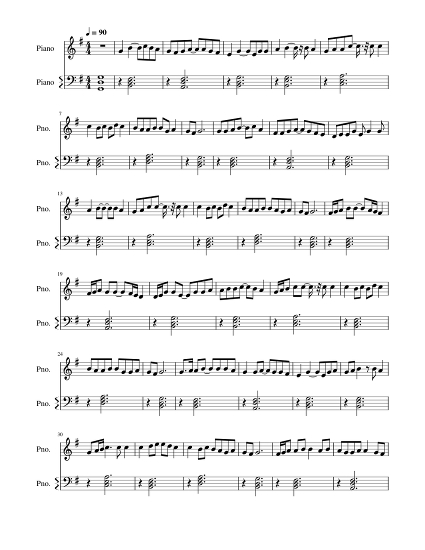 Allah Rakhi Partition Allah Hu Allah Hu Allah - Hamd - Qari Waheed Zafar Qasmi Sheet Music ...