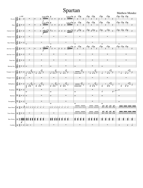 Spartan - Stand Tune Arrangement