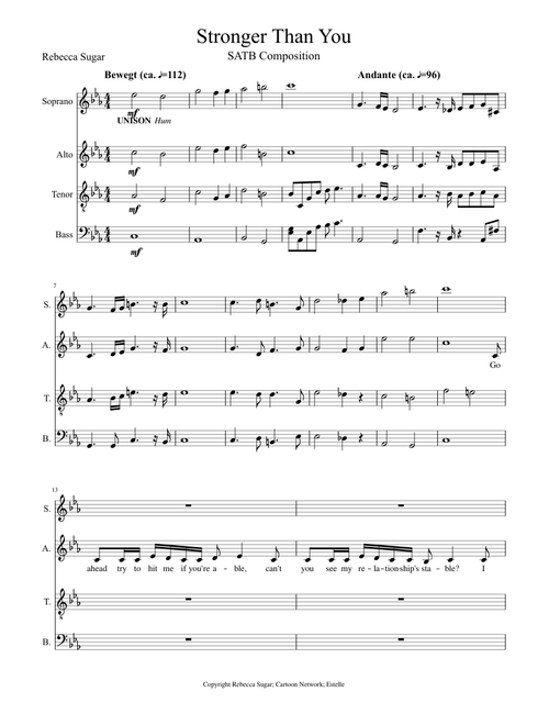 Steven Universe - Stronger Than You by Estelle
