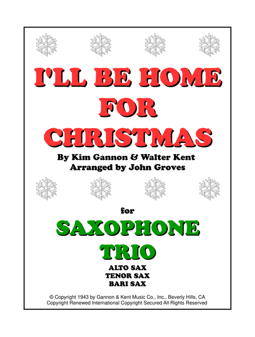 I'll Be Home For Christmas (Arr. John Groves) - Rascal Flatts (Woodwind Ensemble)
