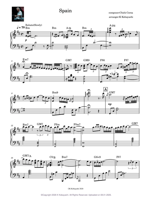 Spain(スペイン) - Chick Corea