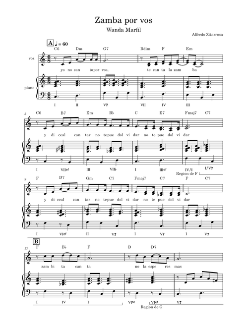 Zamba por Vos – Alfredo Zitarrosa