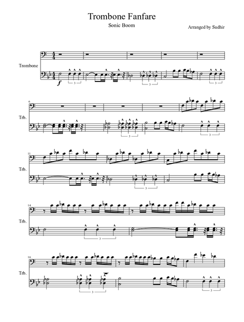 Trombone Fanfare (Sonic Boom)