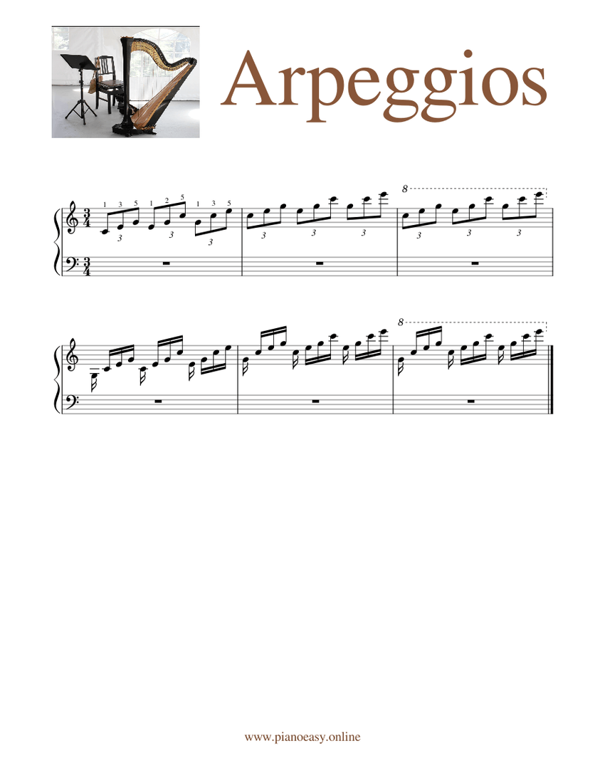 Arpeggiating Arpeggios Sheet music for Piano (Solo) | Musescore.com