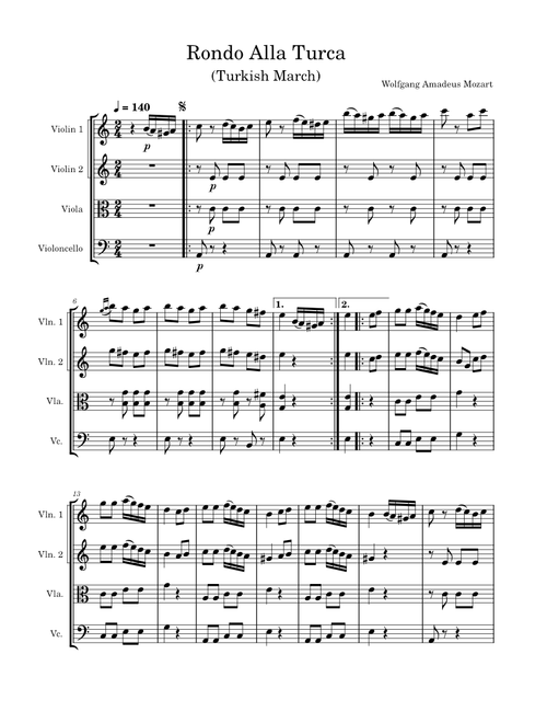 Rondo alla turca