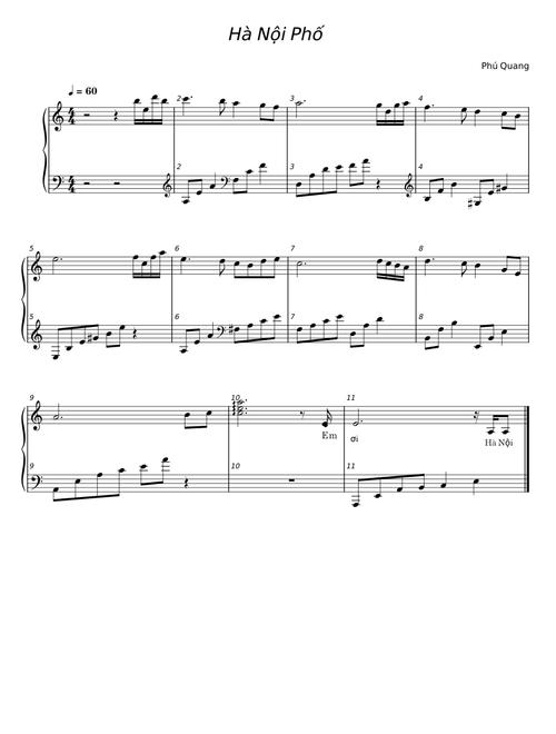 Em ơi Hà Nội phố - Phu Quang