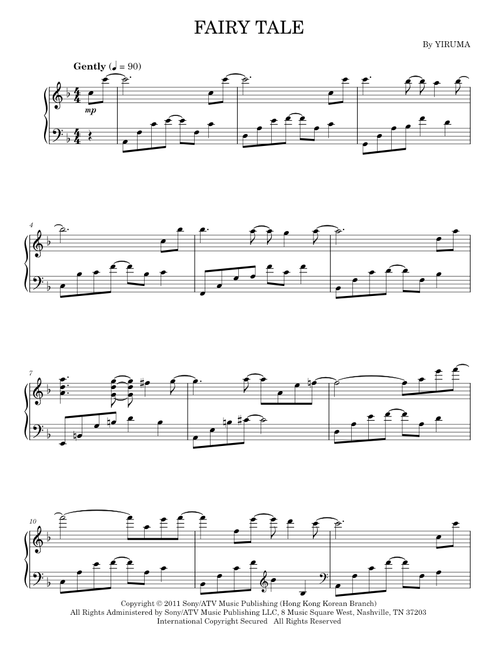Fairy tale - Yiruma (Piano Solo)