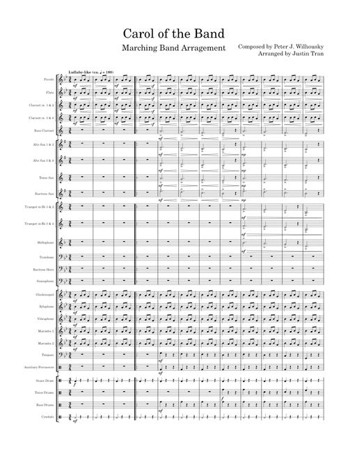 Carol of the Bells (Marching Arrangement)