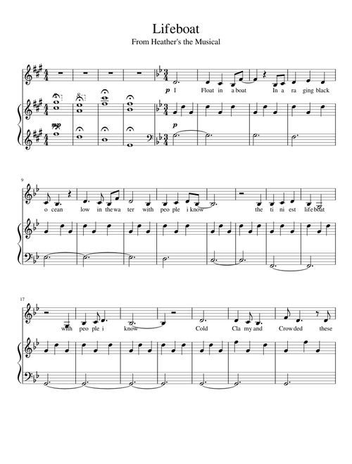 Lifeboat- Heather's the Musical