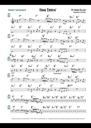 Play Official version of Home Cookin' Sheet Music by Horace Silver