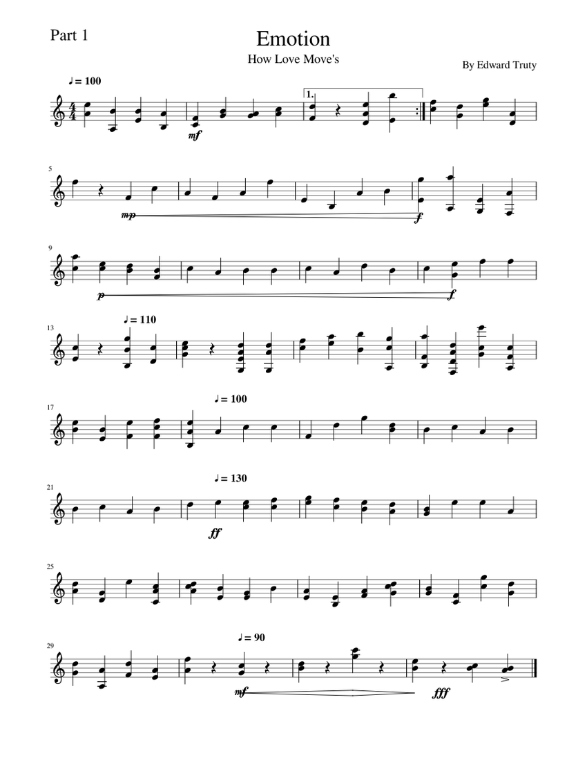 Emotion Piano Tutorial