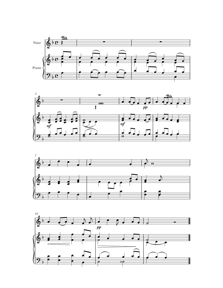 Pvg Score 447f6d2e91c79960ada4c3cf3209d2829690e93b Sheet Music for Piano, Vocals ...