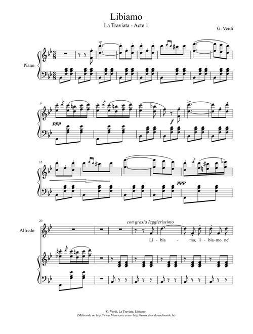 La Traviata - Libiamo ne' lieti calici