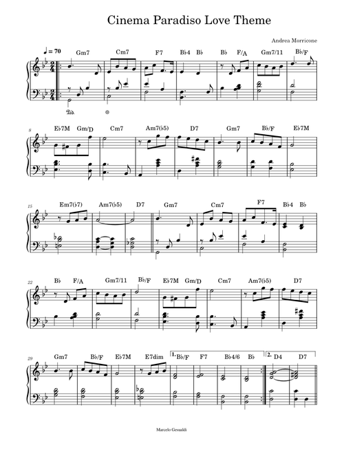 Cinema Paradiso - Love Theme