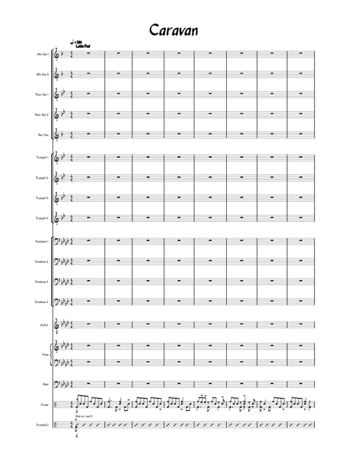 Caravan – John Wasson Caravan – as played in whiplash