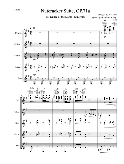 Dance of the Sugar Plum Fairy – Pyotr Ilyich Tchaikovsky Dance of the Sugar Plum Fairy ensemble