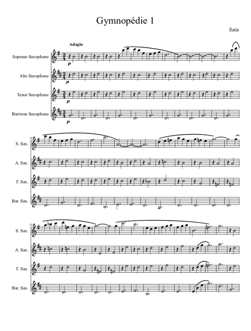 Gymnopédie 1