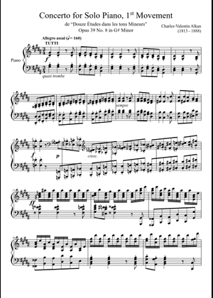 12 Etudes in All the Minor Keys, Op.39 – Charles-Valentin Alkan 01