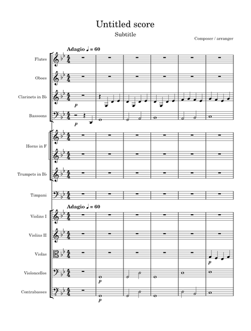 Adagio in G Minor, ZV 172 (v1) – zavierlong