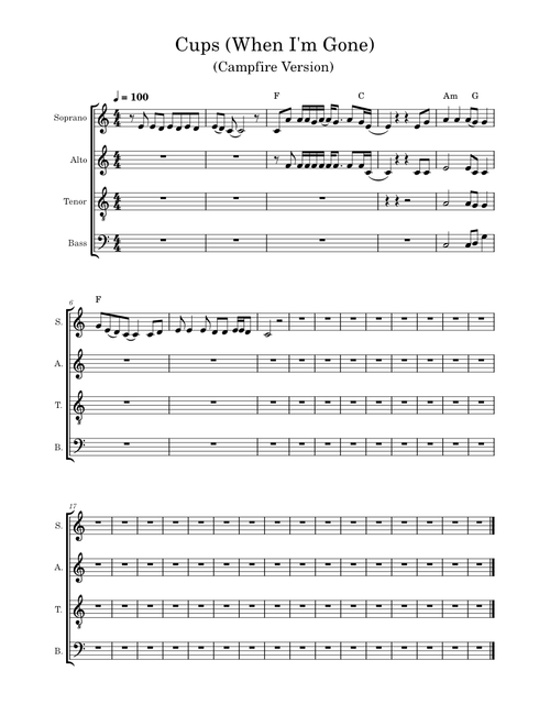 Cups (When I'm Gone) – Anna Kendrick Cups  When I'm Gone