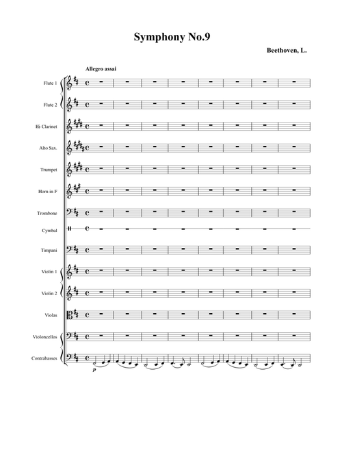 Ode to Joy - Flash Mob Arrangement