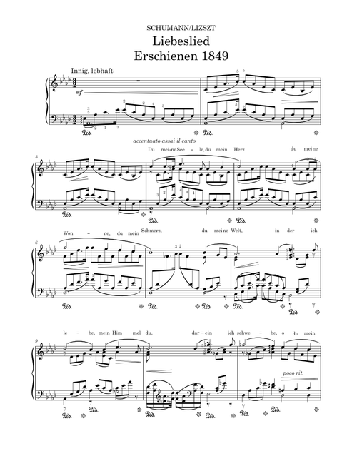 Widmung "Dedication", Op 25 No. 1 - Robert Schumann/Liszt – buiminhhoangt