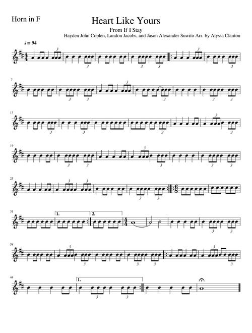 Heart Like Yours French Horn