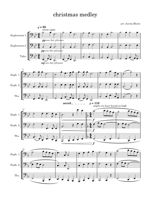 low brass christmas medley