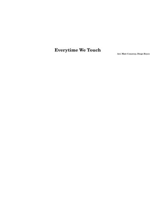 Everytime We Touch – Marching Band
