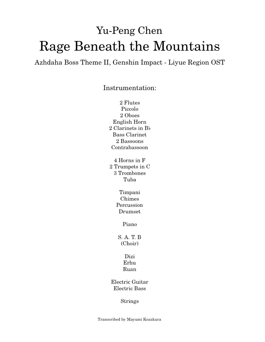 Rage Beneath the Mountains (Azhdaha Boss Theme Phase II