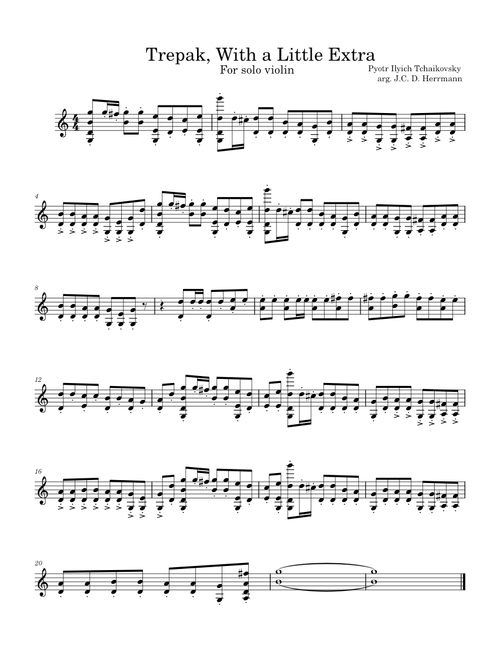 Trepak – Pyotr Ilyich Tchaikovsky