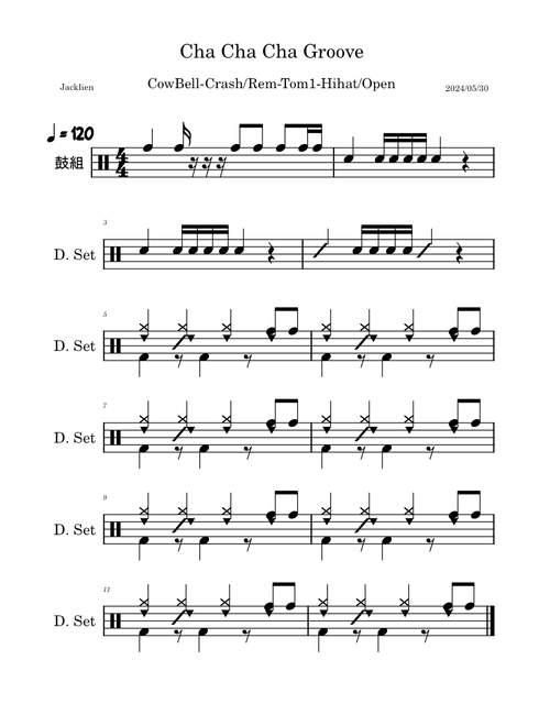 01-Cha Cha Cha Groove – uniwell1181