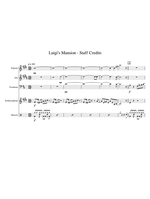 Luigi's Mansion - Staff Credits