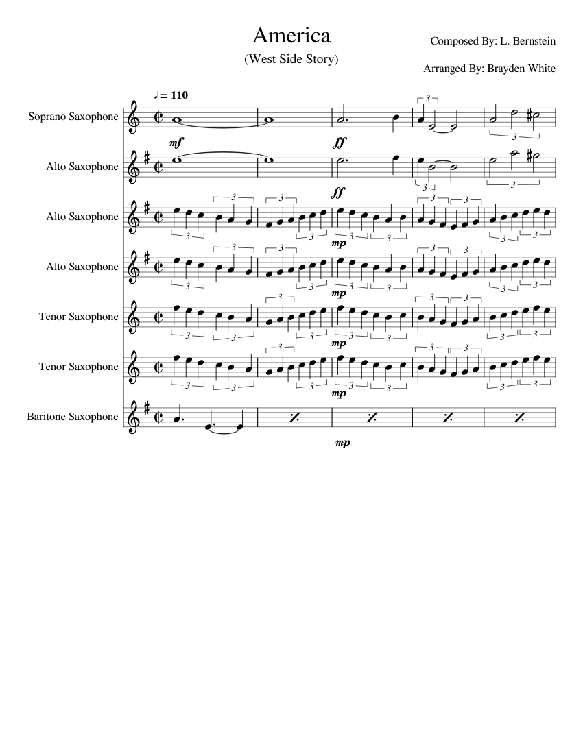 America West Side Story piano tutorial